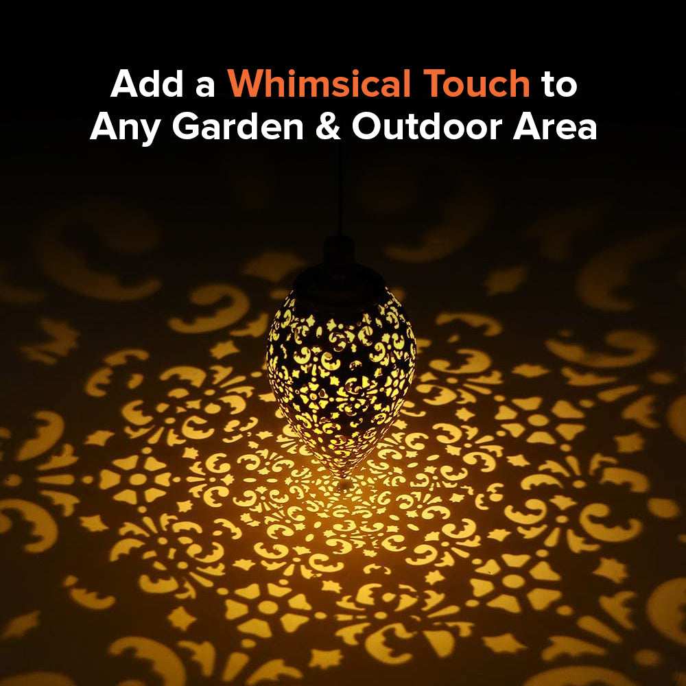 SOLVAO Solar Decorative Hanging Lanterns (2 Pack)