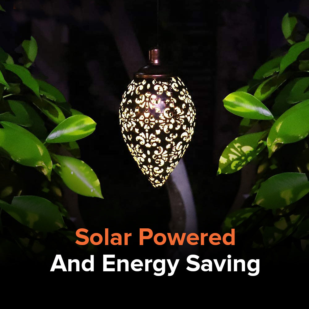 SOLVAO Solar Decorative Hanging Lanterns (2 Pack)
