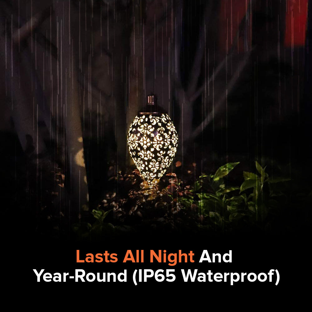 SOLVAO Solar Decorative Hanging Lanterns (2 Pack)