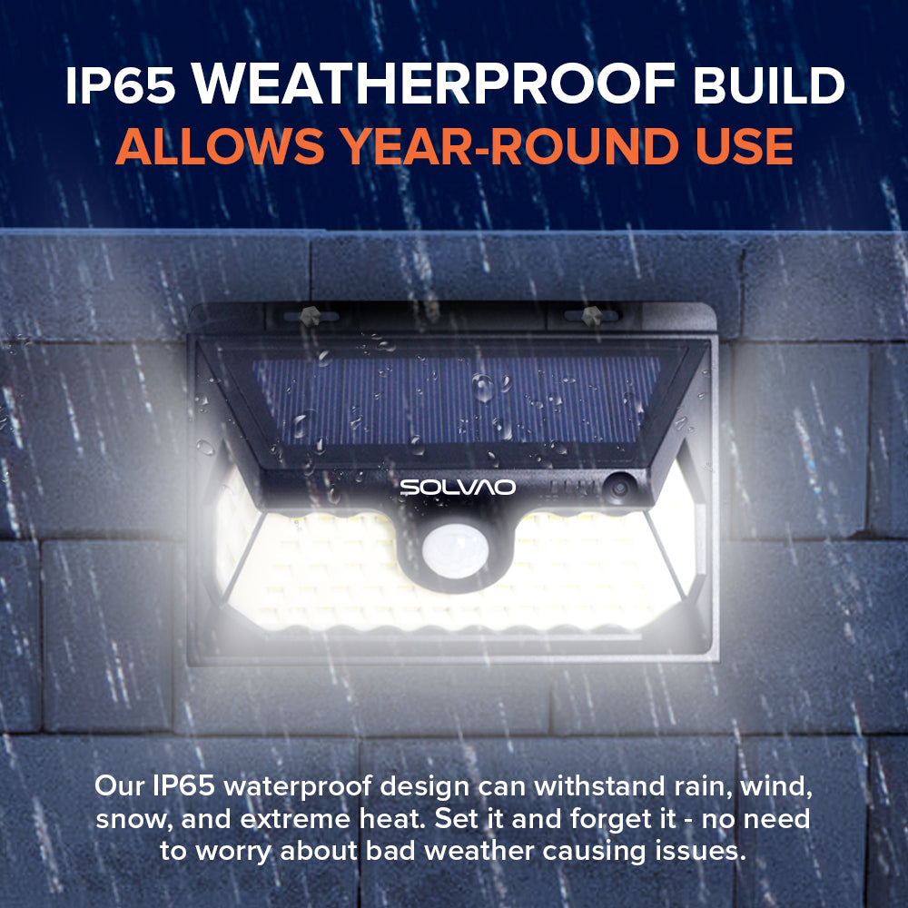 SOLVAO Solar Motion Sensor Light (60 LED)