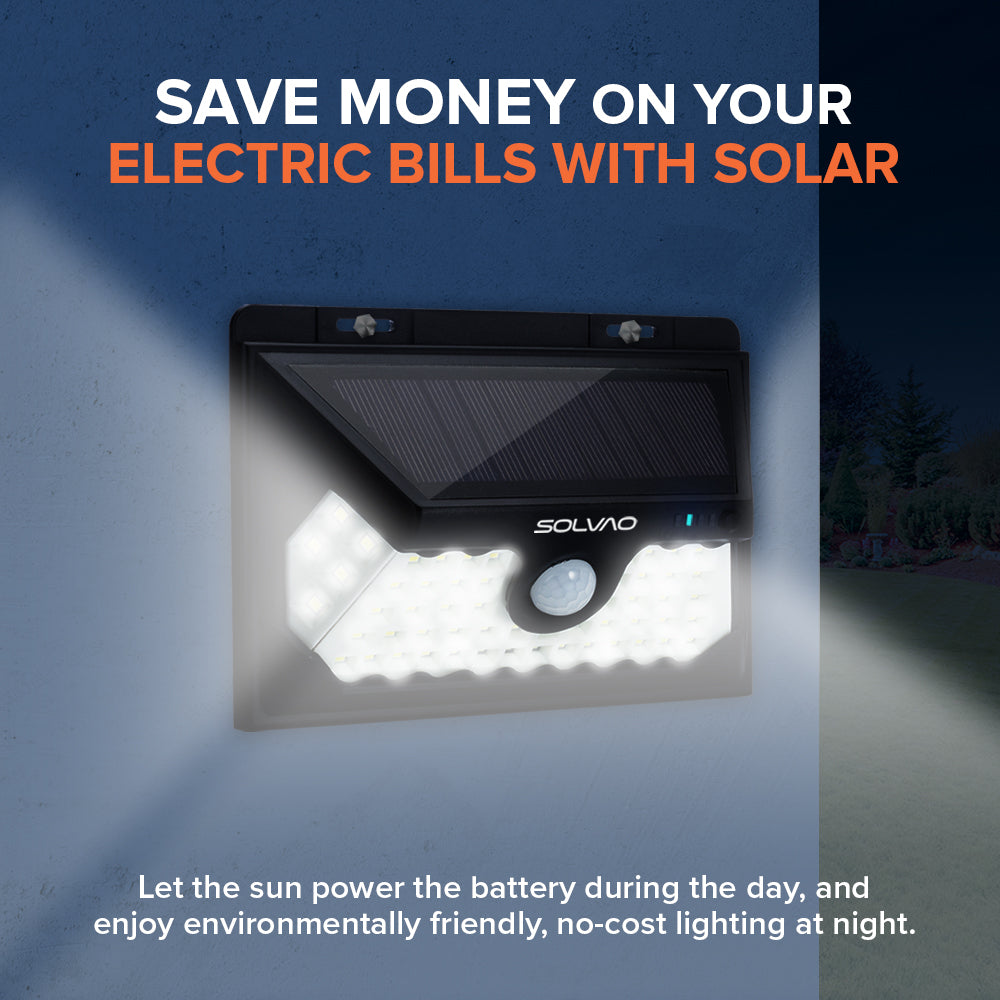SOLVAO Solar Motion Sensor Light (60 LED)