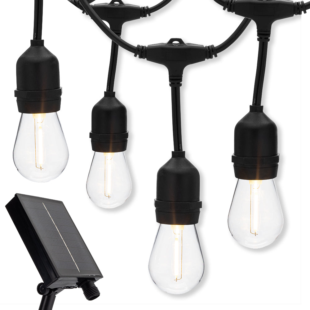 SOLVAO Solar String Lights (12 LEDs - 27 Ft - Warm White)